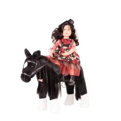 Pony Zwart Gotz Schofthoogte-37-cm. -Beste Speelgoed Winkel pony zwart gotz 3402783 2