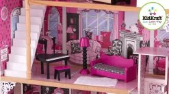 Poppenhuis Barbiehuis Amelia -Beste Speelgoed Winkel poppenhuis barbiehuis kidkraft 65093 amelia 2