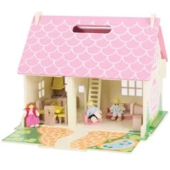 Poppenhuis Blossom Cottage -Beste Speelgoed Winkel poppenhuis blossom cottage bigjigs jt123 2