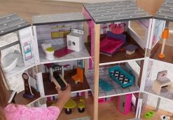 Poppenhuis Modern Deluxe Herenhuis -Beste Speelgoed Winkel poppenhuis kidkraft 65883 modern deluxe herenhuis 2