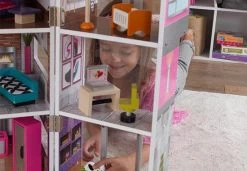 Poppenhuis Modern Deluxe Herenhuis -Beste Speelgoed Winkel poppenhuis kidkraft 65883 modern deluxe herenhuis 4