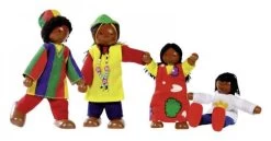 Afrikaanse Familie -Beste Speelgoed Winkel poppenhuispopjes afrikaanse familie goki 51817 1