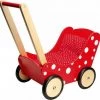 Poppenwagen Simply For Kids Stippen Rood -Beste Speelgoed Winkel poppenwagen simply for kids stippen rood