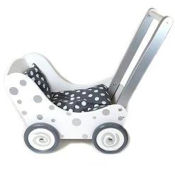 Poppenwagen Simply For Kids Stippen Wit -Beste Speelgoed Winkel poppenwagen simply for kids stippen wit 1