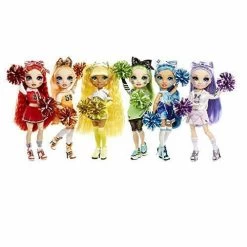 Rainbow High Cheerleader Modepop Jade Hunter 11 Rainbow High Cheerleader Modepop Jade Hunter -Beste Speelgoed Winkel rainbow high fashion cheer doll