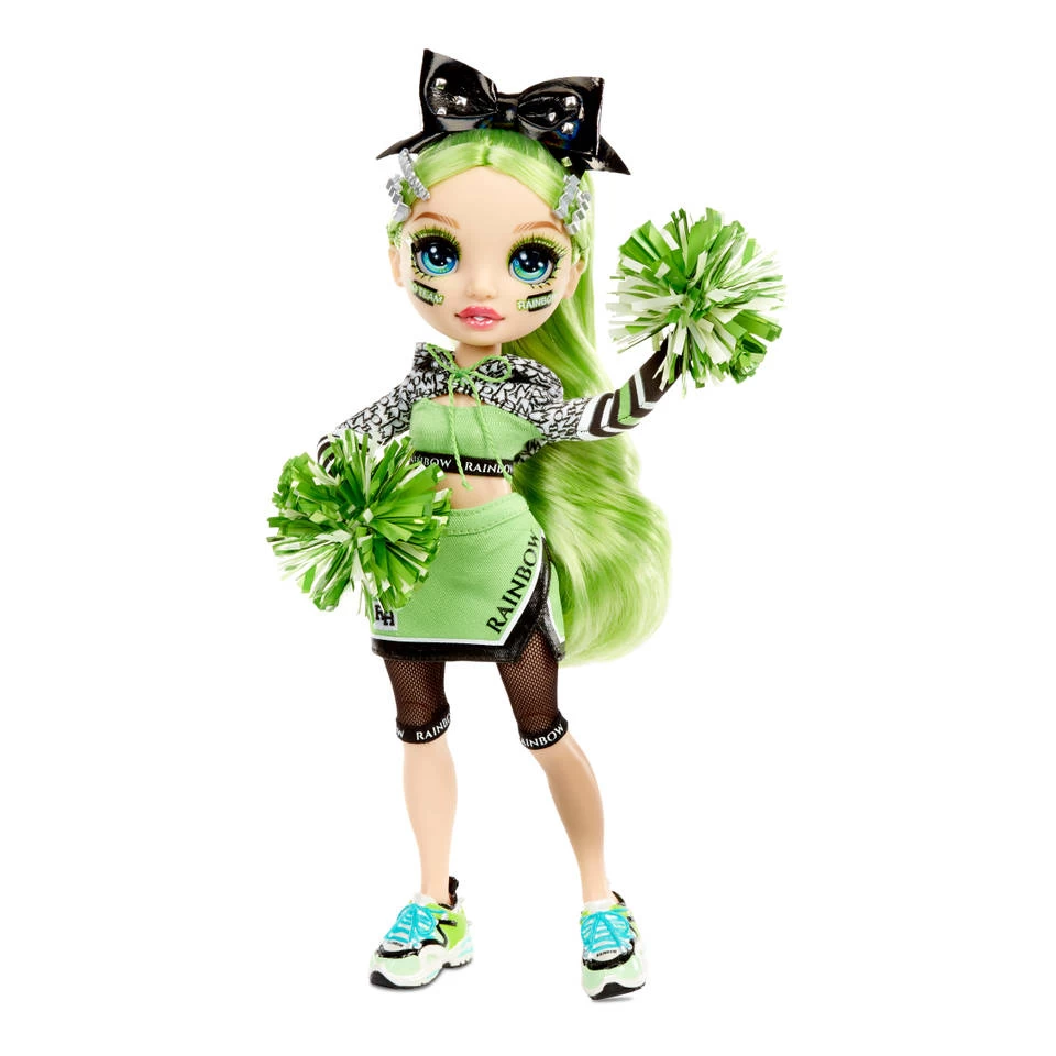 Rainbow High Cheerleader Modepop Jade Hunter 4 Rainbow High Cheerleader Modepop Jade Hunter - Afbeelding 2