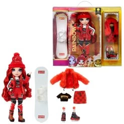Rainbow High Fashion Winter Break Modepop Ruby Anderson -Beste Speelgoed Winkel rainbow high fashion winter break doll ruby anderson 2