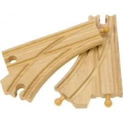 BigJigs BJT107 Rail Splitsing Afslaan-Rechtdoor -Beste Speelgoed Winkel rechtdoor afslaan splitsing bigjigs bjt107 1