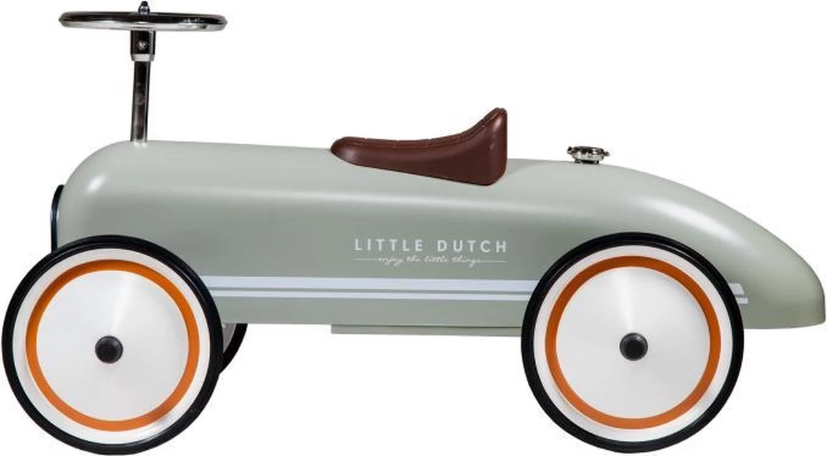Little Dutch Retro Roller Loopauto LittleDutch 4 Little Dutch Retro Roller Loopauto LittleDutch - Afbeelding 2