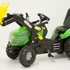 RollyX-Trac Groen Met Voorlader Traptractor -Beste Speelgoed Winkel rollytoys x trac rollytraclader e049530