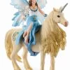 Schleich 42508 Eyela Op Gouden Eenhoorn Bayala -Beste Speelgoed Winkel schleich 42508 eyele op gouden eenhoorn scaled 1
