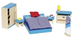 Meubelset Slaapkamer II -Beste Speelgoed Winkel slaapkamer poppenhuis goki 51906 1
