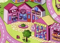 Speelkleed Sweet City Speeltapijt 140×200 Cm -Beste Speelgoed Winkel speelkleed sweet city 3