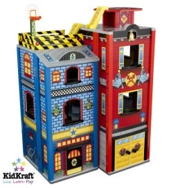 Houten Speelgoedset Voor Grote Kleine Helden -Beste Speelgoed Winkel speelset voor grote kleine helden kidkraft 63239 2