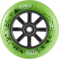 Longway Stuntstep Wielen 110mm Universeel PE Velg Black -Beste Speelgoed Winkel stuntstep wiel 110mm kunststof velg abec9 lagers groen speelactief.nl