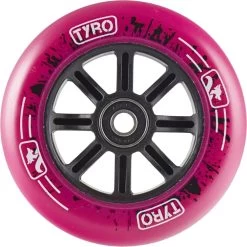 Longway Stuntstep Wielen 110mm Universeel PE Velg Black -Beste Speelgoed Winkel stuntstep wiel 110mm kunststof velg abec9 lagers roze speelactief.nl
