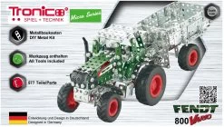 Tronico Micro Fendt 800 Vario Met Aanhanger – 1 : 64