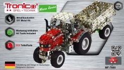 Tronico Micro Massey Ferguson MF 7600 Met Aanhanger – 1 : 64