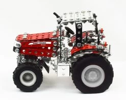 Tronico Micro Massey Ferguson MF 7600 Met Aanhanger – 1 : 64 -Beste Speelgoed Winkel tractor mf7600 tronico micro 9540 5