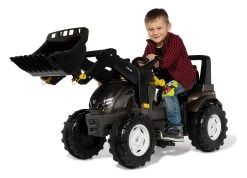 RollyFarmtrac Premium Valtra Met Rollytraclader Traptractor -Beste Speelgoed Winkel traptractor farmtrac valtra premium met rollytralder rollytoys 710409 7
