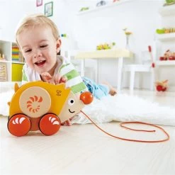 Trekfiguur Hape Egel -Beste Speelgoed Winkel trekdiertje hape walk a long egel 3