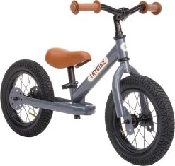 Trybike Steel Steelgrey 2in1 Loopfiets -Beste Speelgoed Winkel trybike loopfiets 2 in 1 staal grijs 2