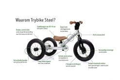 Trybike Steel All Black 2in1 Loopfiets -Beste Speelgoed Winkel trybike steel silver 1 2