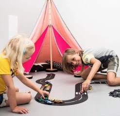 WayToPlay King Of The Road Rubber Flexibele Autobaan 40-dlg -Beste Speelgoed Winkel waytoplay king of the road flexibele autobaan 4