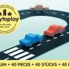 WayToPlay King Of The Road Rubber Flexibele Autobaan 40-dlg -Beste Speelgoed Winkel waytoplay king of the road flexibele autobaan 1