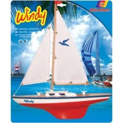 Gunther GU1806 Zeilboot Meeuw Wooden Deck Möve -Beste Speelgoed Winkel zeilboot windy houten dek woorden deck gunther 1 1